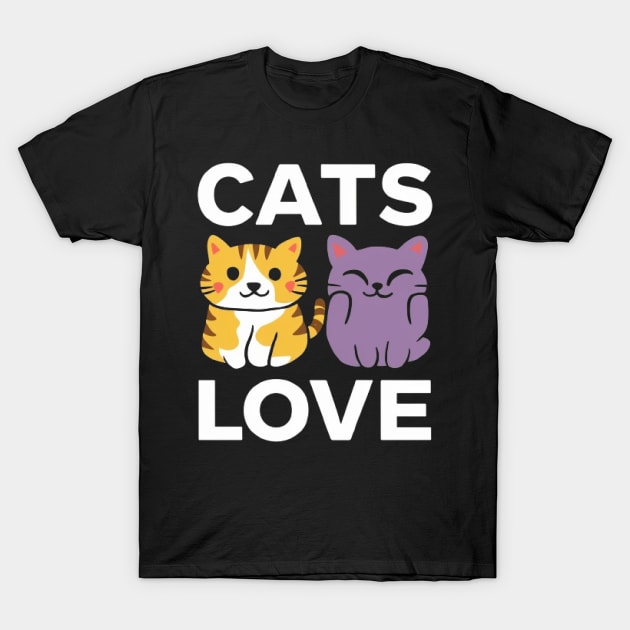 Funny cat lover shirt Cats Lovers cute shirt T-Shirt by ARTA-ARTS-DESIGNS